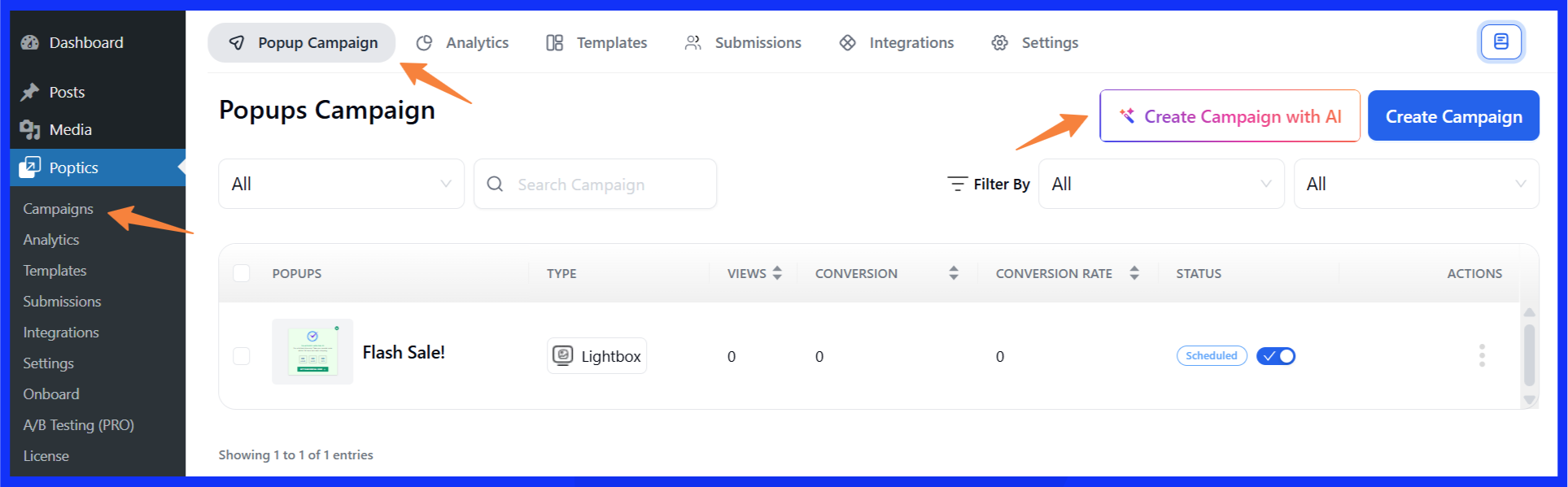 Create Campaign with AI