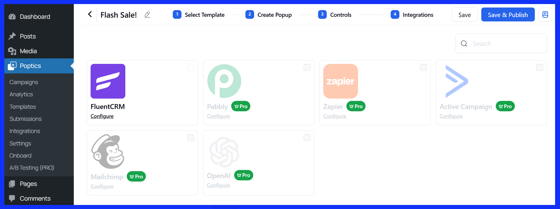 Configure integration